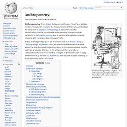 Anthropometry