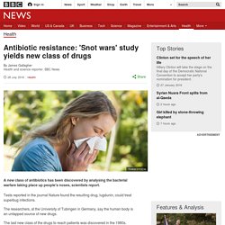 Antibiotic resistance: 'Snot wars' study yields new class of drugs