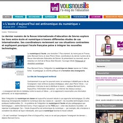 « L’école d’aujourd’hui est antinomique du numérique »