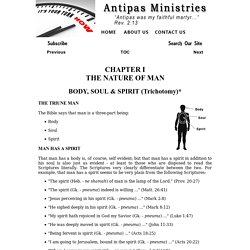 Antipas Papers/Chapter I - By S.R. Shearer
