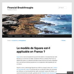 Le modèle de Square est-il applicable en France ?