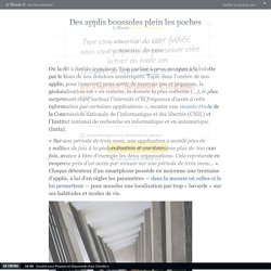Le Monde - Des applis boussoles plein les poches