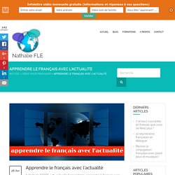 Apprendre le français avec l'actualité