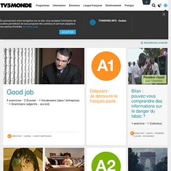 Apprendre le français avec TV5MONDE