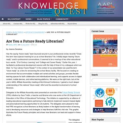 Future Ready Librarians infographic