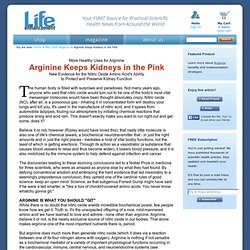 Arginine Keeps Kidneys in the Pink