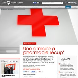 Une armoire à pharmacie récup' - Pièce par pièce