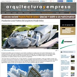 Fundación Louis Vuitton del arquitecto Frank Gehry