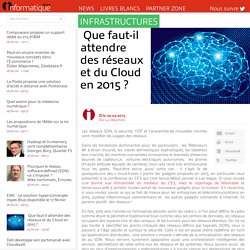  Que faut-il attendre des réseaux et du Cloud en 2015 ?