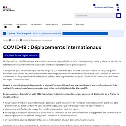 Attestations de déplacement / L'actu du Ministère / Actualités