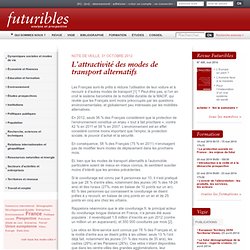 L'attractivité des modes de transport alternatifs