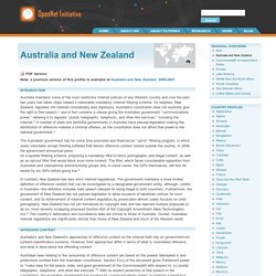 Australia and New Zealand