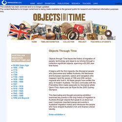 Australia's migration history timeline