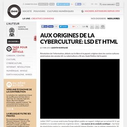 Aux origines de la cyberculture: LSD et HTML