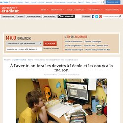 Devoirs à l’école - Cours à la maison