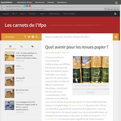 Quel avenir pour les revues papier ?
