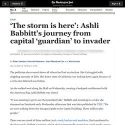 Ashli Babbitt’s journey to the Capitol, where the Trump and QAnon supporter was fatally shot by police