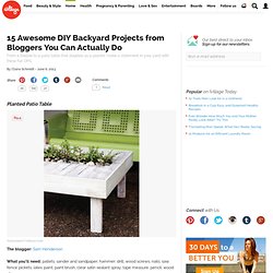 DIY Backyard Projects You Can Actually Do