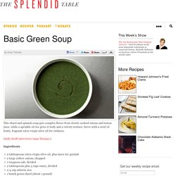 Basic Green Soup