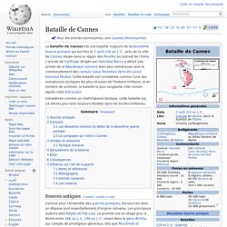 Bataille de Cannes