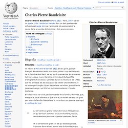 Charles Pierre Baudelaire