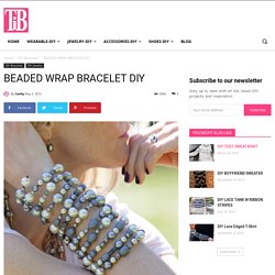 BEADED WRAP BRACELET DIY : Trinkets in Bloom