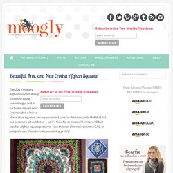 Beautiful, Free, and New Crochet Afghan Squares!