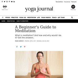 Learn the Basics of How to Meditate