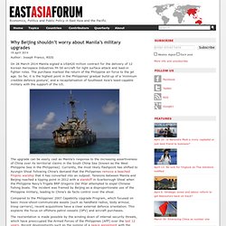 Why Beijing shouldn’t worry about Manila’s military upgrades