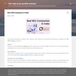 Best SEO Companies in India