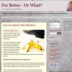 Does Your Spouse Make Mistakes?