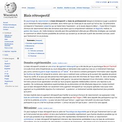 Biais rétrospectif