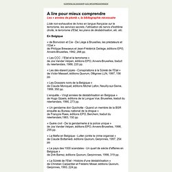 Bibliographie "années de plomb"