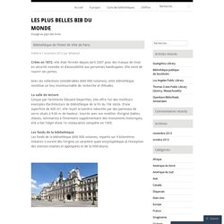 Bibliothèque de l’Hotel de Ville de Paris