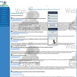 Bienvenid@ a Webespecial,com el Mayor Portal de la Educación Especial