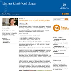 Bildsamtal – att utveckla bildspråket - Kristina Rilbe