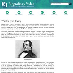 Biografia de Washington Irving