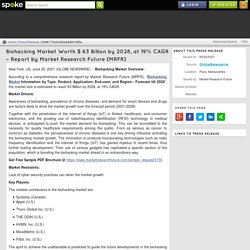 Biohacking Market Worth $ 63 Billion by 2028, at 19% CAGR – Report by Market Research Future (MRFR)