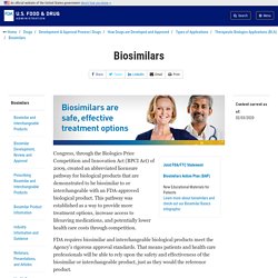 Biosimilars