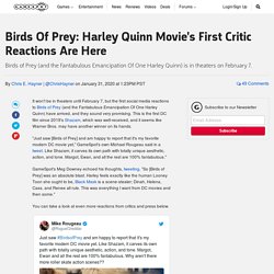 Birds Of Prey: Harley Quinn Movie's First Critic Reactions Are Here