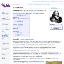 Blaise Pascal