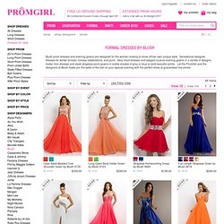 Unique Long One Shoulder Prom Dresses by Blush for 2010