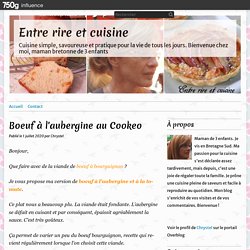 Boeuf à l'aubergine au Cookeo