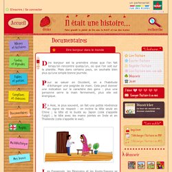 Dire bonjour dans le monde - Documentaires