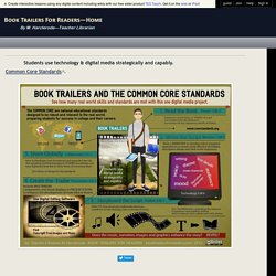 Book Trailers and the Common Core Standards