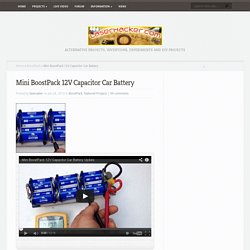 Mini BoostPack 12V Capacitor Car Battery
