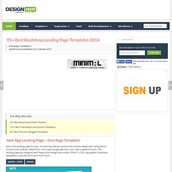 95+ Best Bootstrap Landing Page Templates 2014
