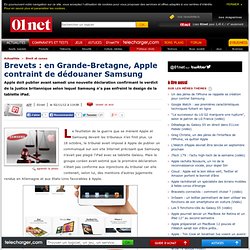 Brevets : en Grande-Bretagne, Apple contraint de dédouaner Samsung
