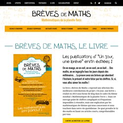 Brèves de Maths, le livre - Brèves de Maths