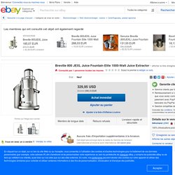 Breville 800 JEXL Juice Fountain Elite 1000-Watt Juice Extractor